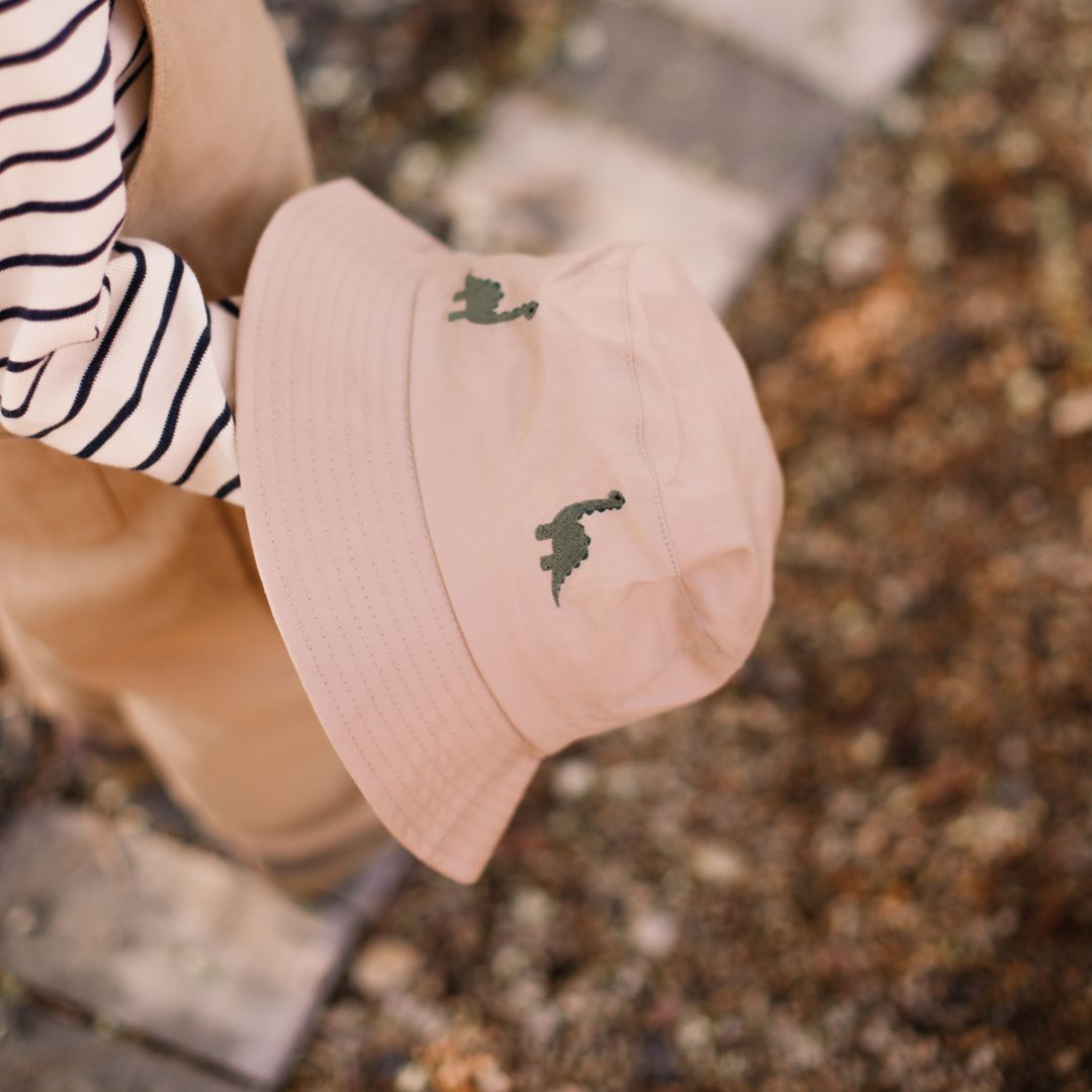 nuuroo Alpha bøllehat Hat Beige dino