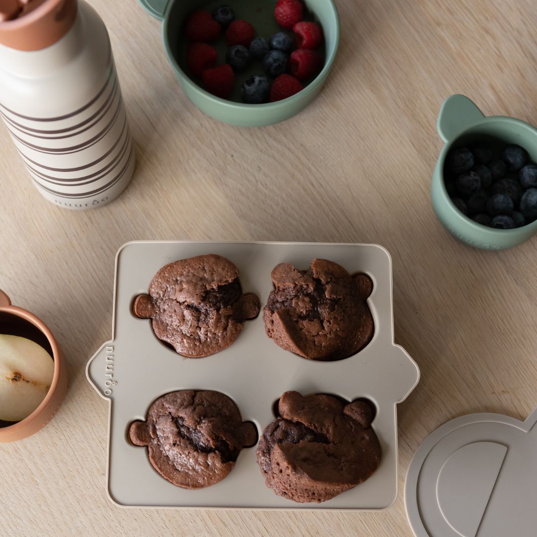 nuuroo Anan silikone bageform - 2 stk. Cobblestone