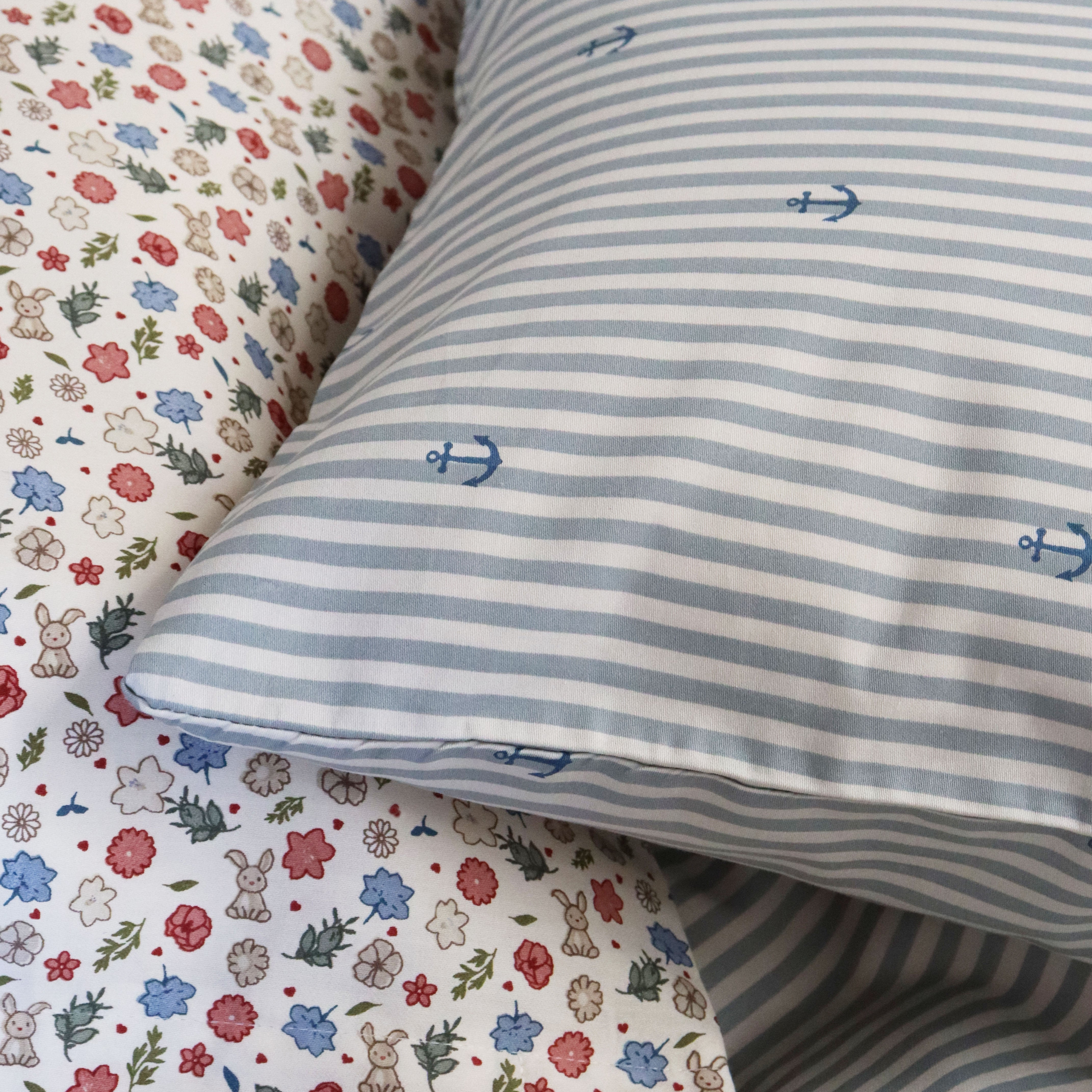 nuuroo Bera baby sengetøj Lagen Stripe anchor