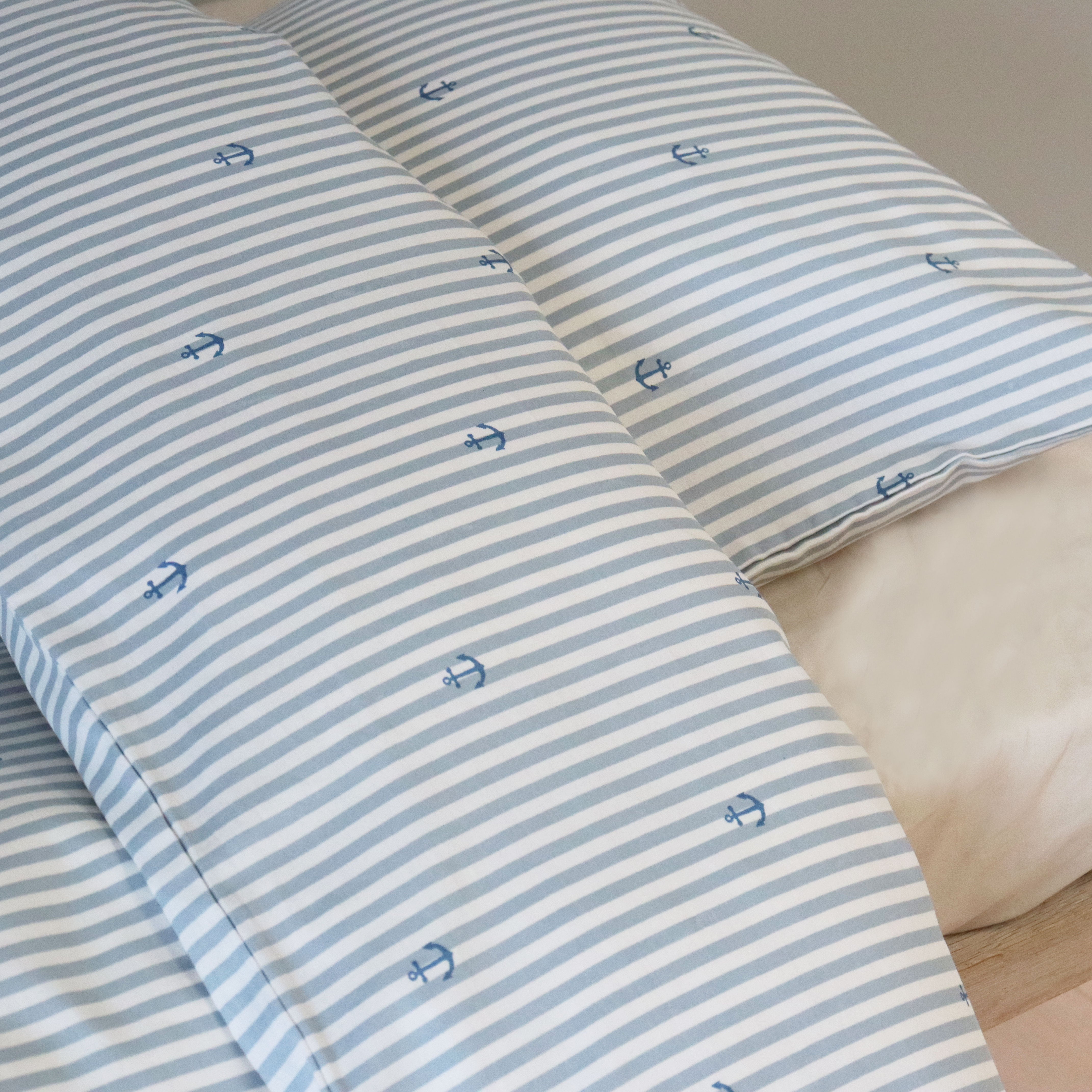nuuroo Bera baby sengetøj Lagen Stripe anchor
