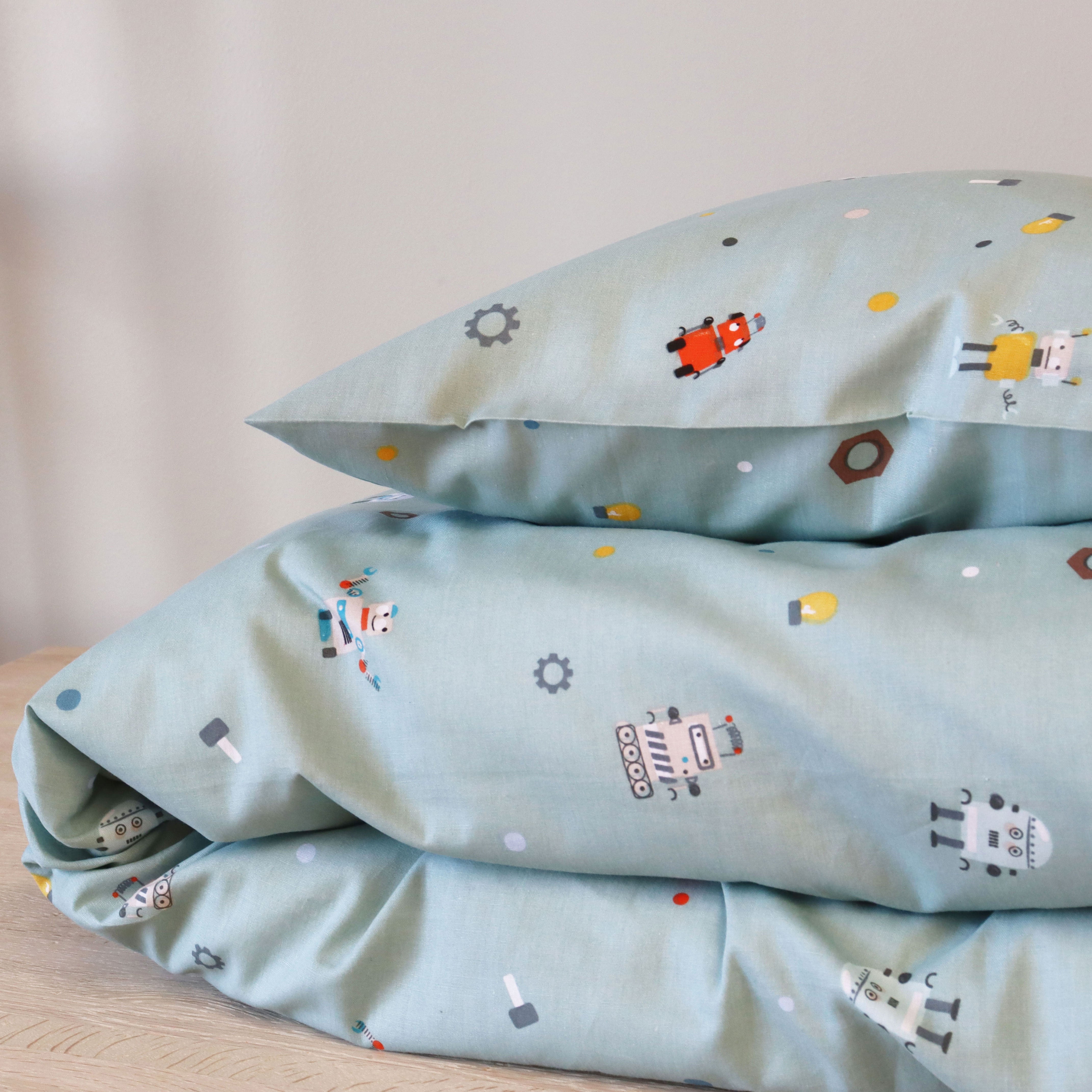 nuuroo By Mats - Baby sengetøj Lagen Robot
