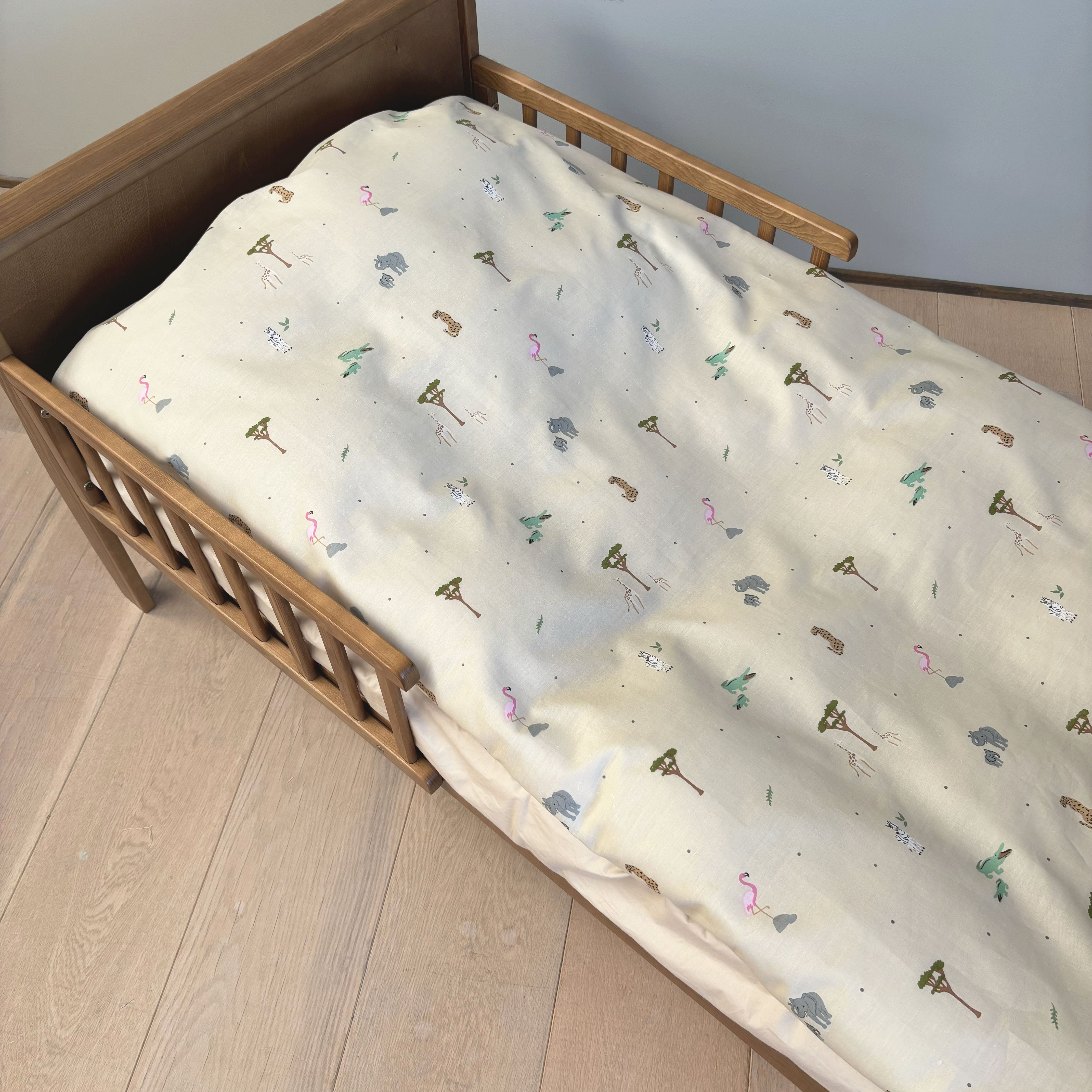 nuuroo By Mats - Baby sengetøj Lagen Safari