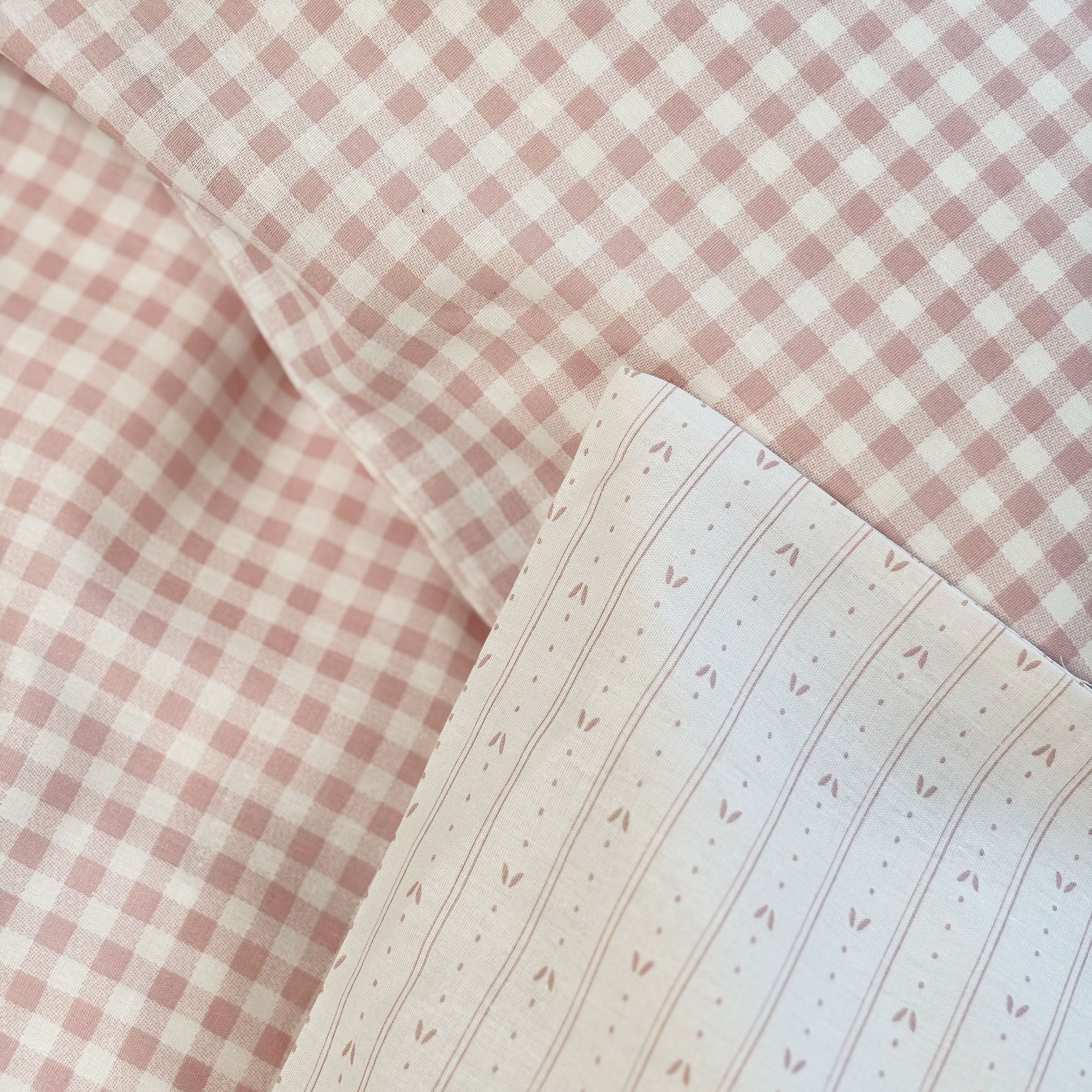 nuuroo By Mats - Baby sengetøj Lagen Blush Check