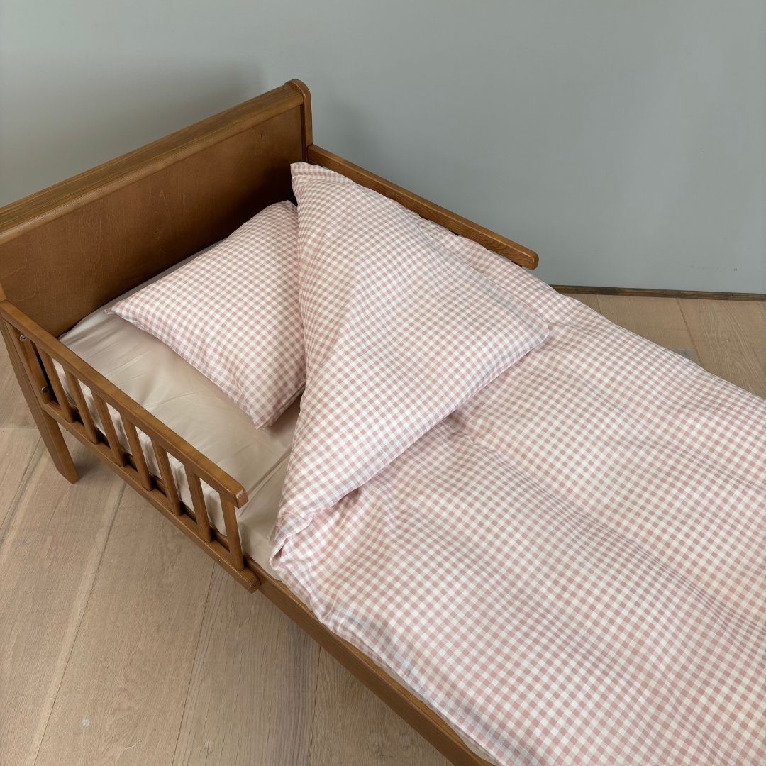 nuuroo By Mats - Baby sengetøj Lagen Blush Check