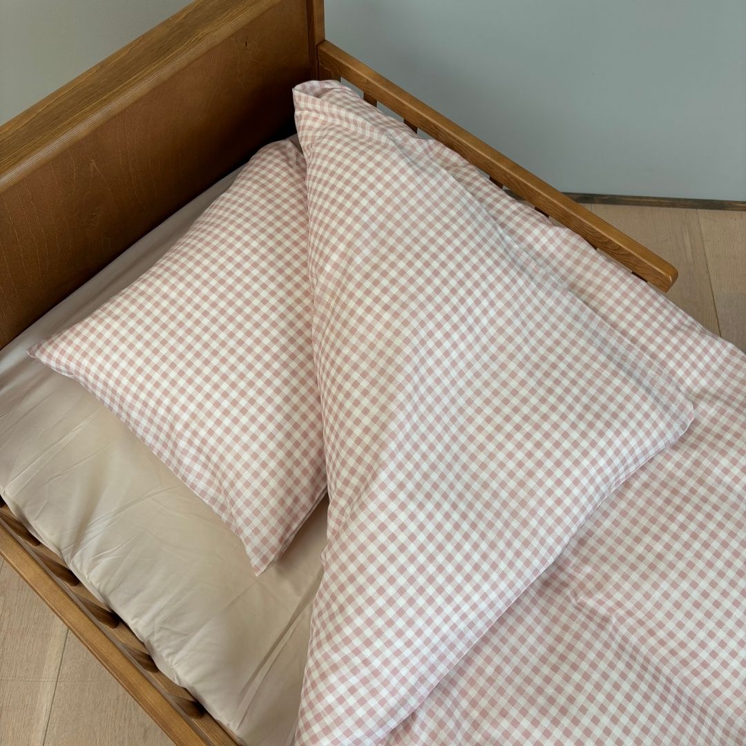 nuuroo By Mats - Junior sengetøj Lagen Blush Check