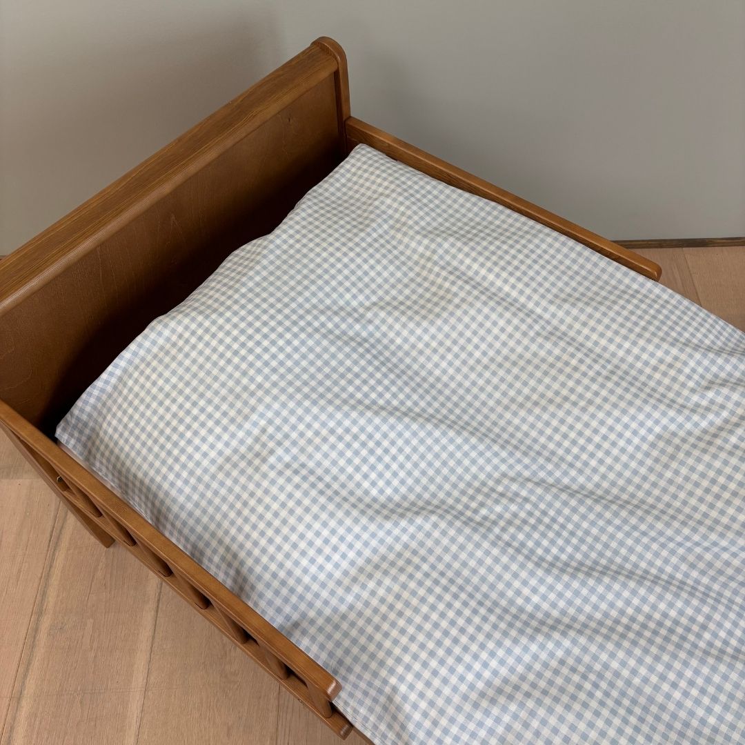 nuuroo By Mats - Junior sengetøj Lagen Blue Check