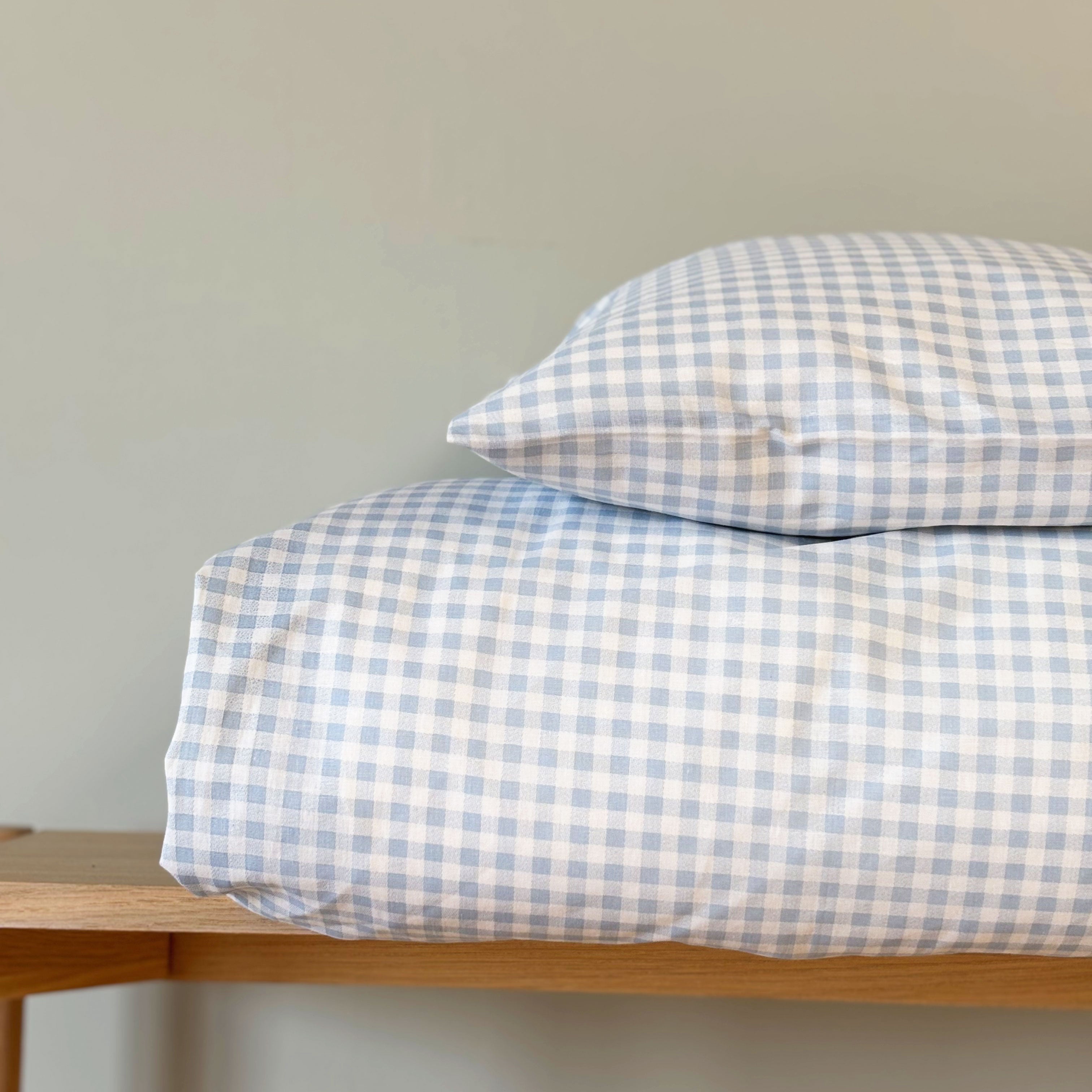 nuuroo By Mats - Junior sengetøj Lagen Blue Check