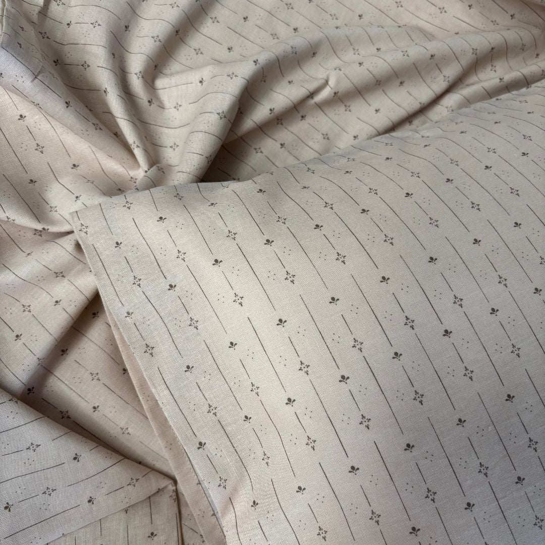 nuuroo By Mats - Junior sengetøj Lagen Flower Stripe