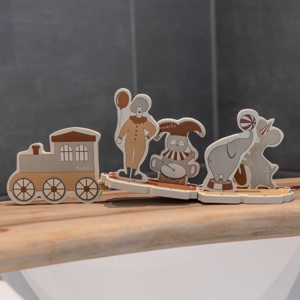 nuuroo Elis EVA skumlegetøj Legetøj Cream carnival train