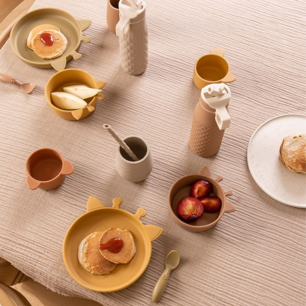 nuuroo Ella silikone skeer 3-pak Cutlery Dusty yellow