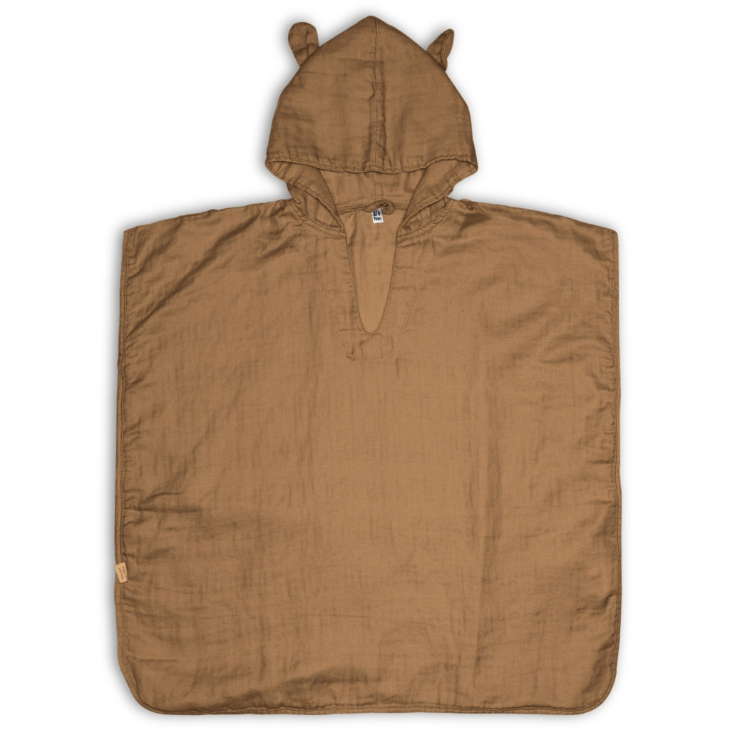 nuuroo Flor musselin poncho Poncho Iced coffee
