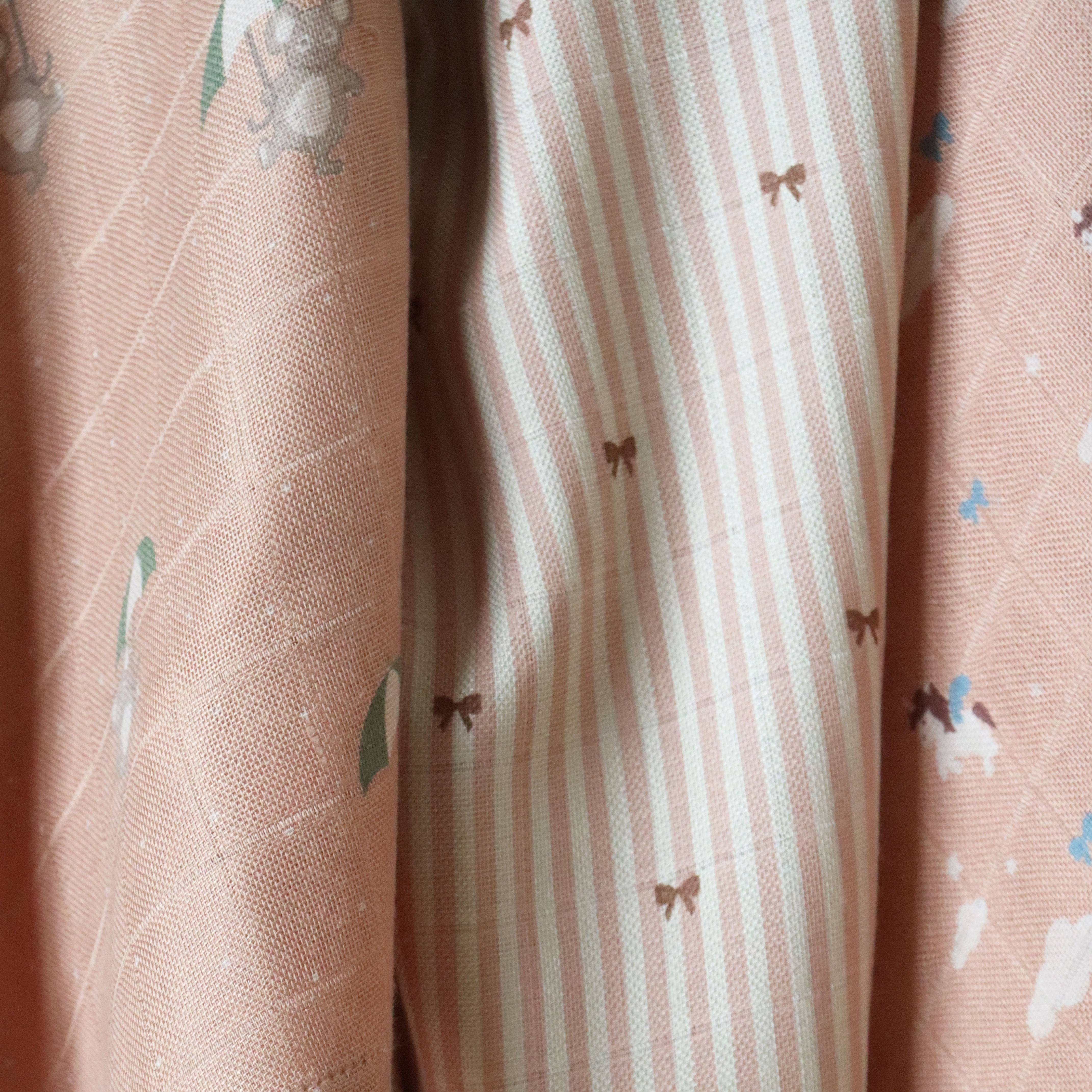 nuuroo Josefine bambus stofble - 2 stk. Stofble Stripe bow