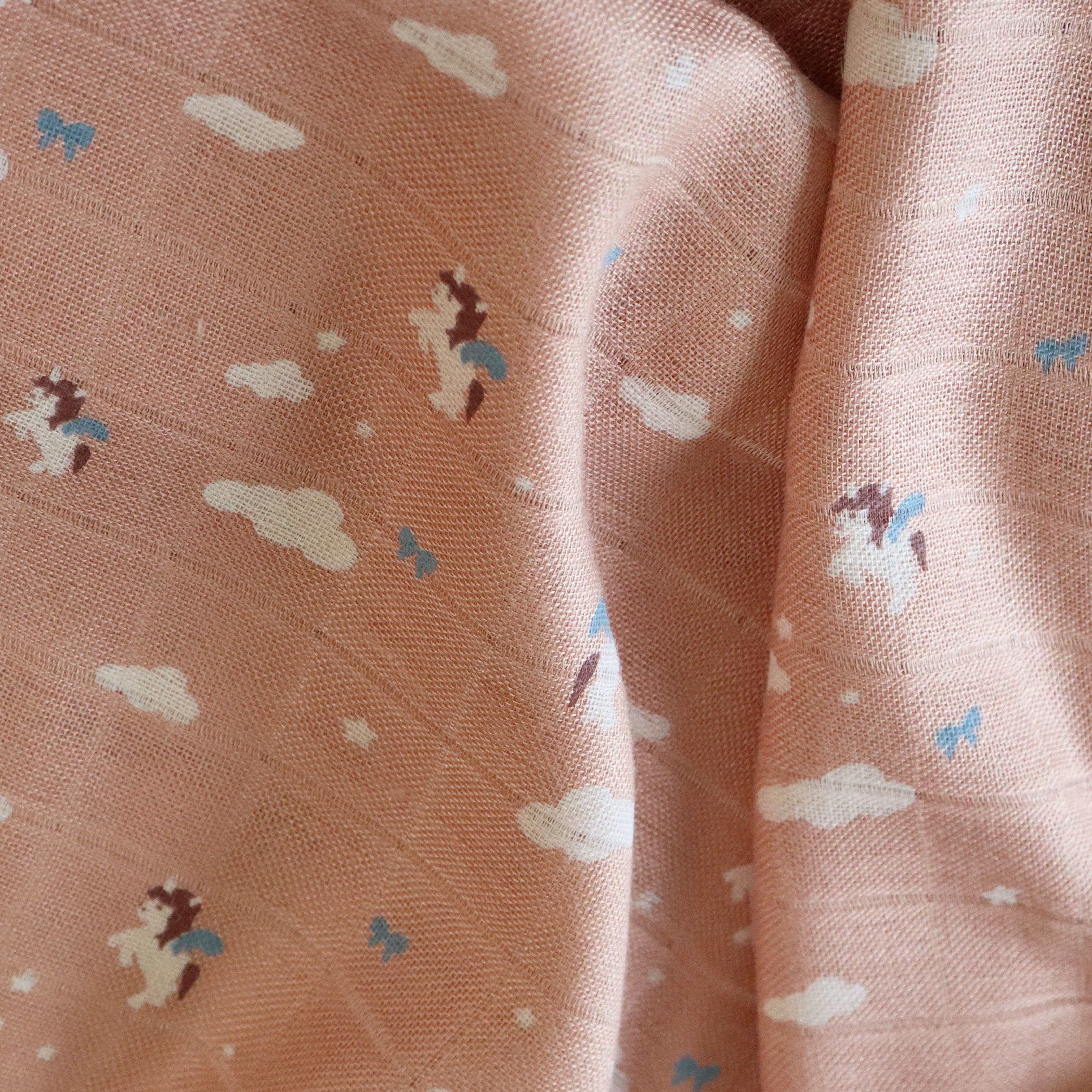 nuuroo Josefine bambus stofble - 2 stk. Stofble Unicorn sky