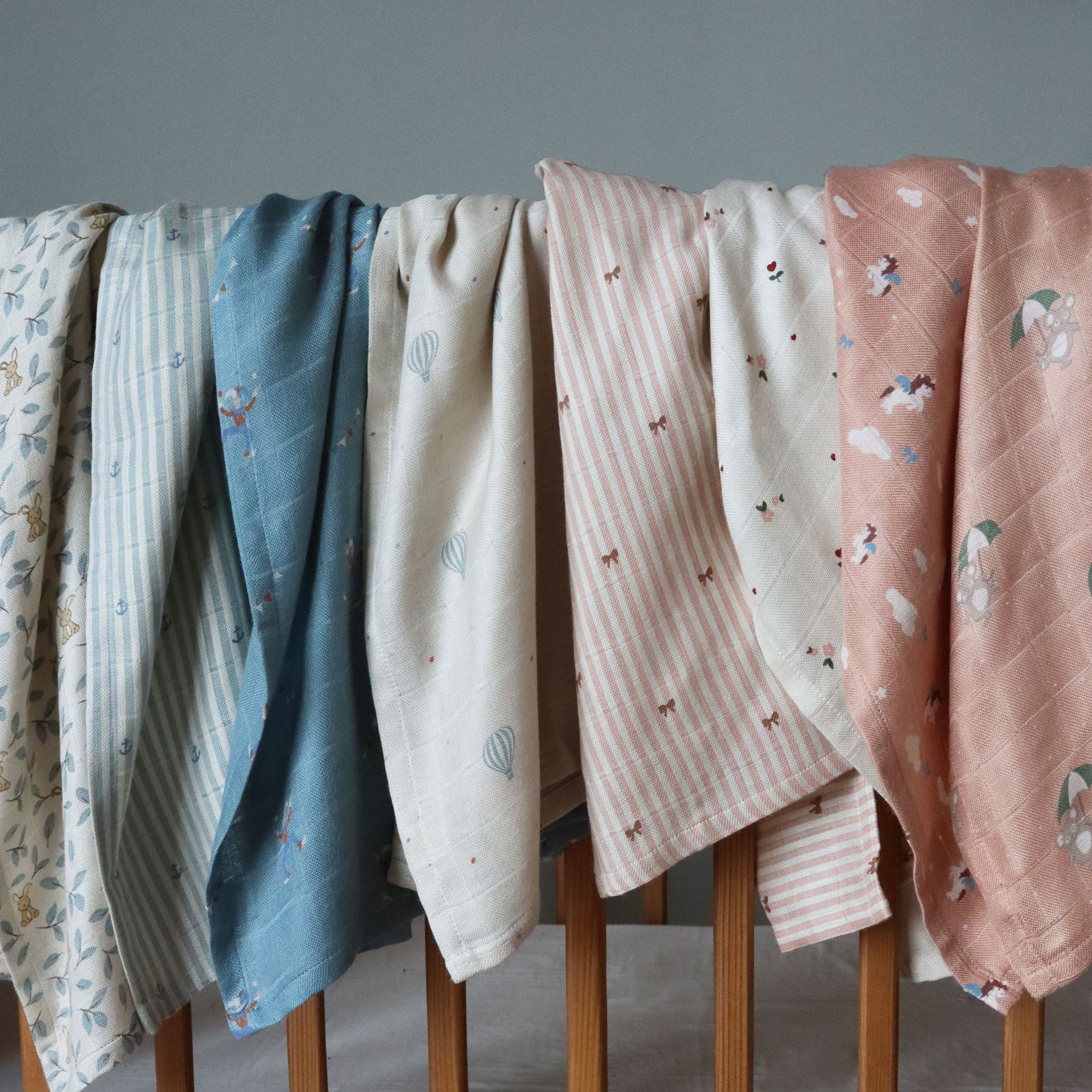 nuuroo Josefine bambus stofble - 2 stk. Stofble Unicorn sky