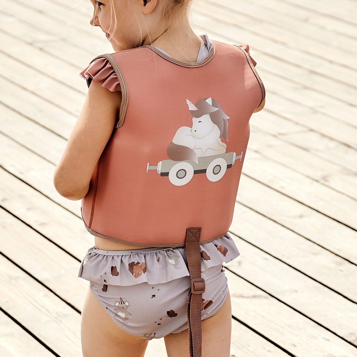 nuuroo Kaya neopren svømmevest Swim vest Unicorn
