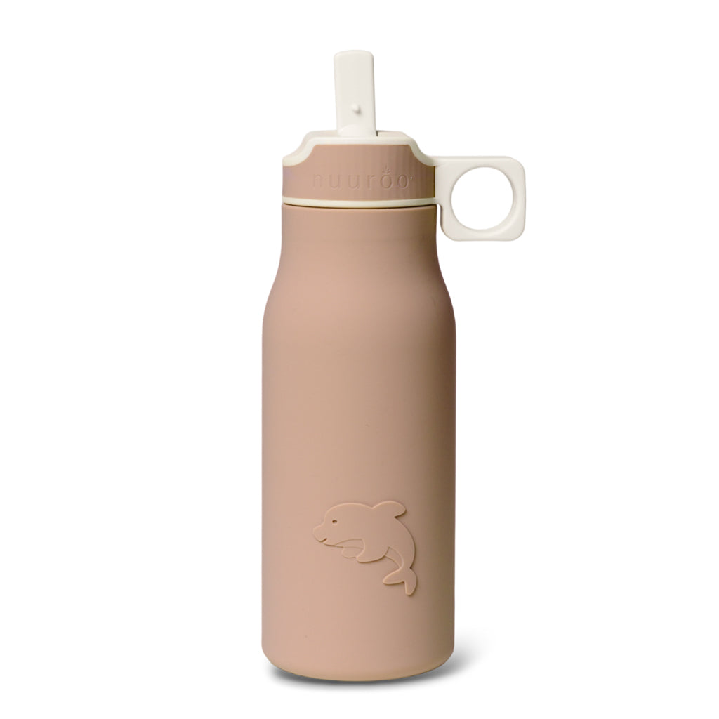 nuuroo Lau silikone drikkedunk - 400 ml Drinking bottle Chocolate malt