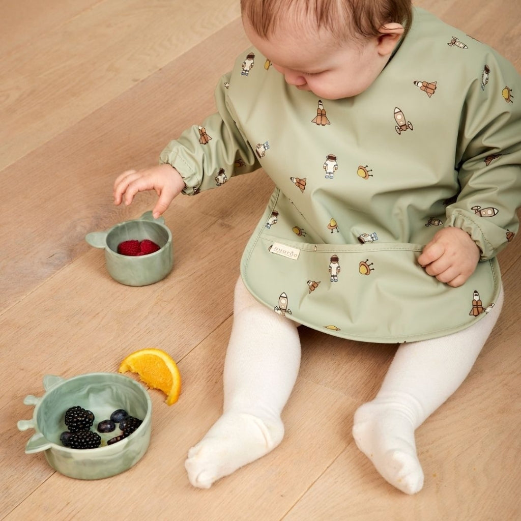 nuuroo Luna spiseforklæde Hagesmæk Light green- Space