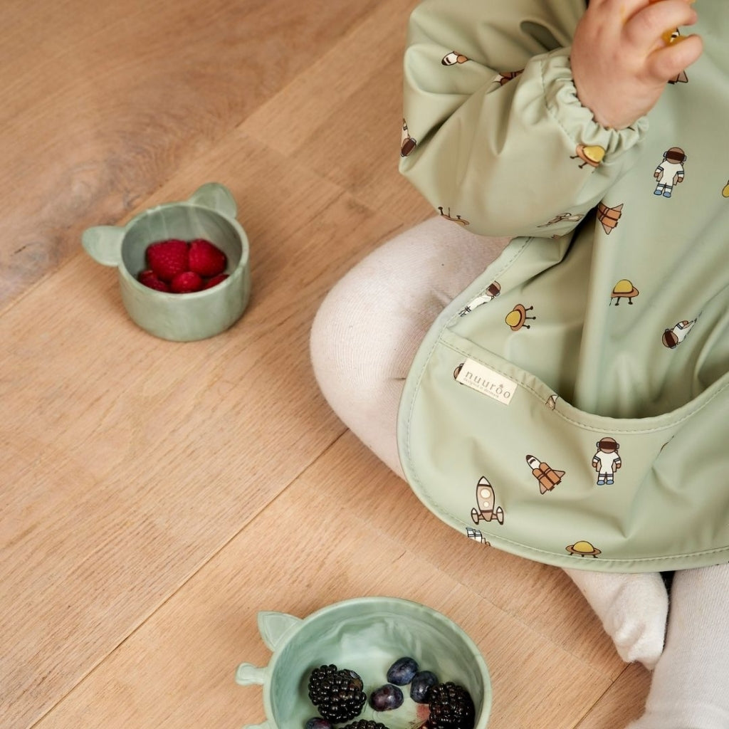 nuuroo Luna spiseforklæde Hagesmæk Light green- Space