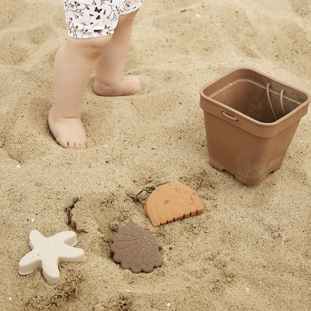 nuuroo Millan silikone strandsæt Beach set Brown color mix