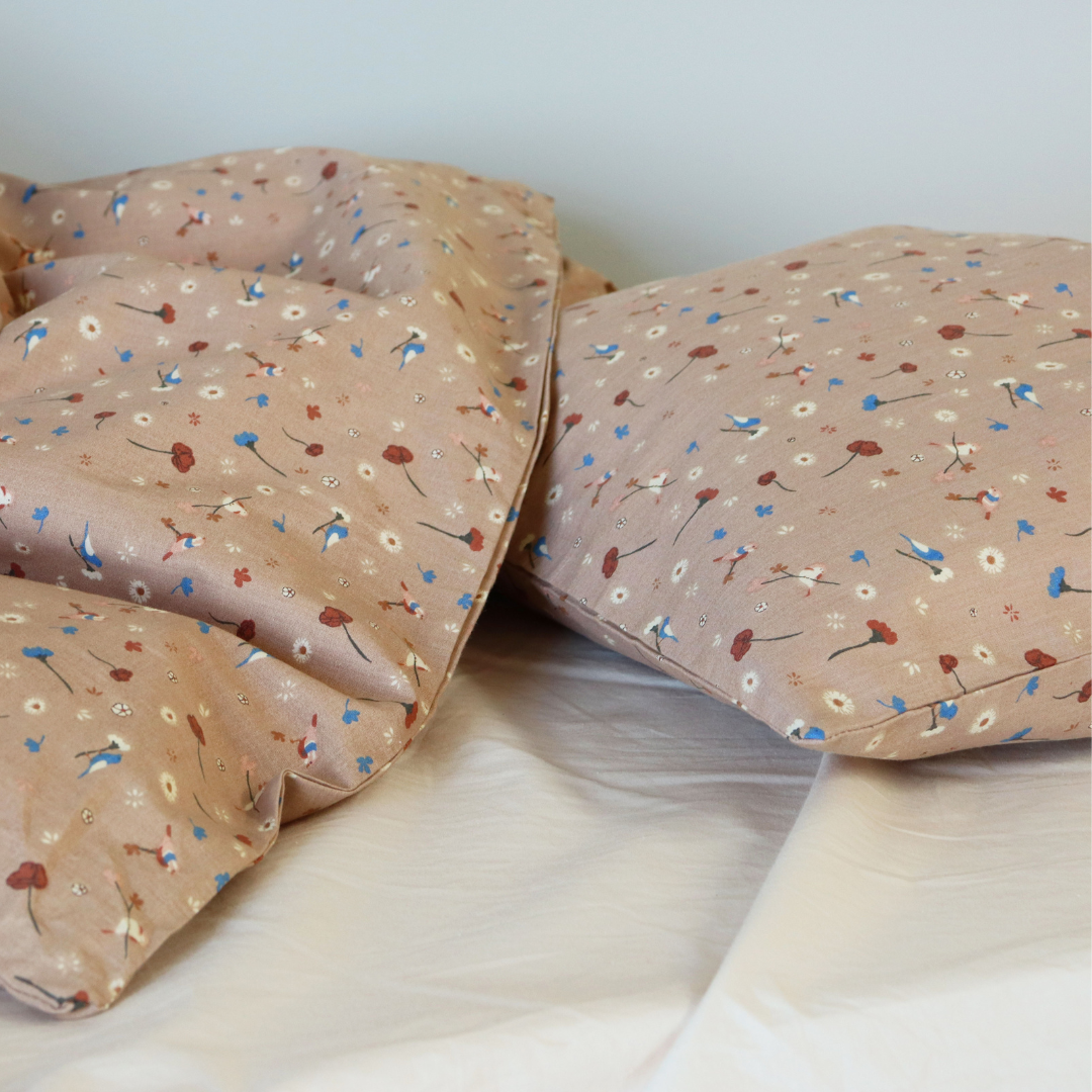 nuuroo Petu Petu - Lee baby sengetøj Lagen Flower bird