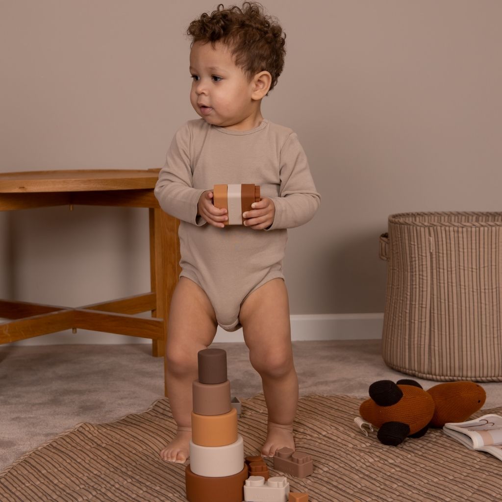 nuuroo Pile byggeklodser 10-pak Legetøj Brown color mix