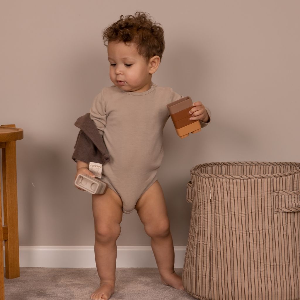 nuuroo Pile byggeklodser 10-pak Legetøj Brown color mix