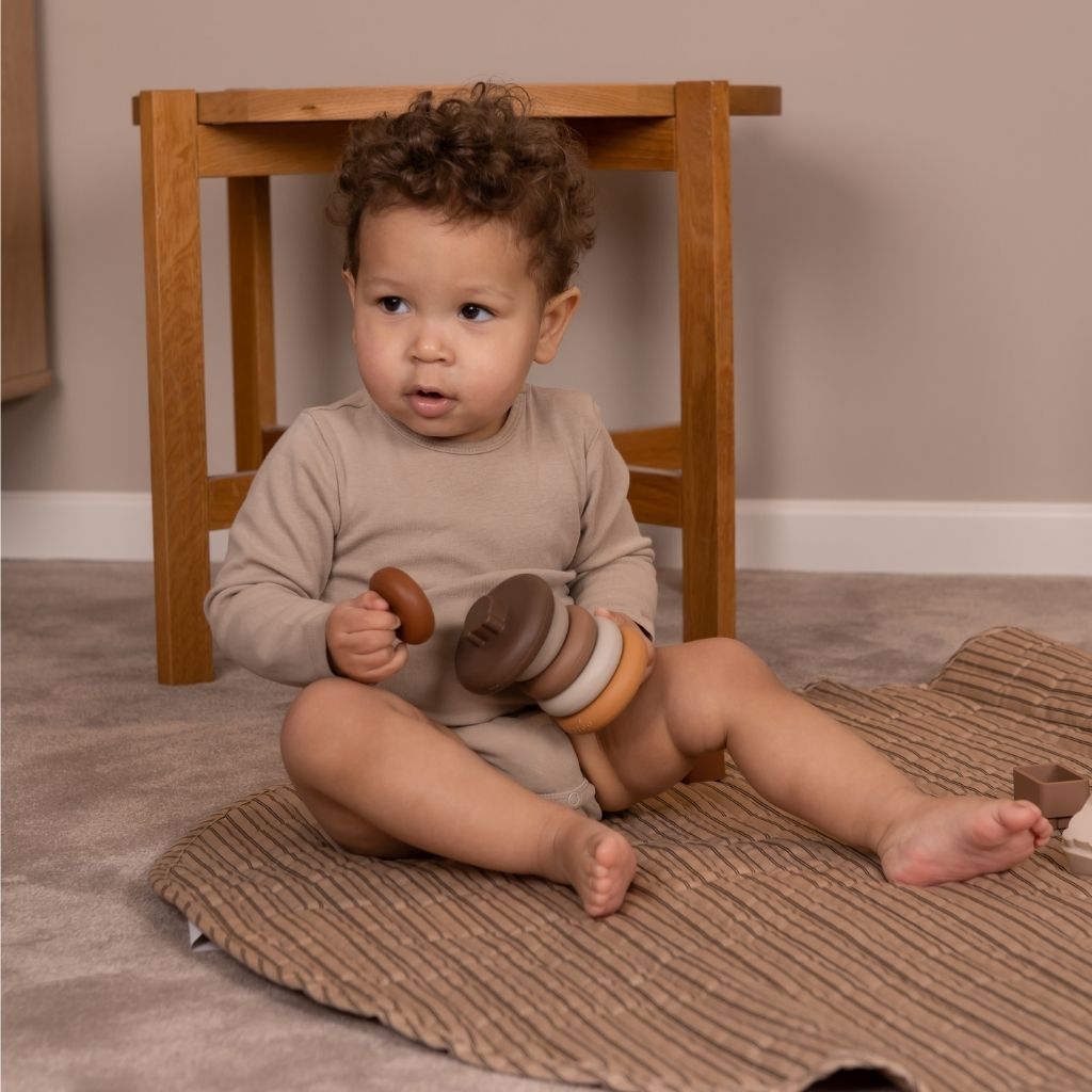 nuuroo Sasha silikone stabletårn Legetøj Brown color mix