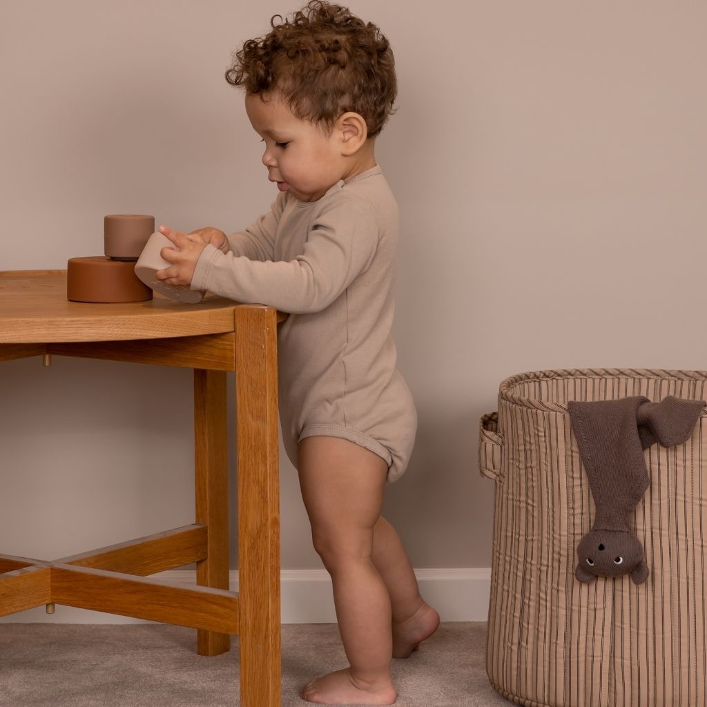 nuuroo Vanja silikone stabeltårn Legetøj Brown color mix