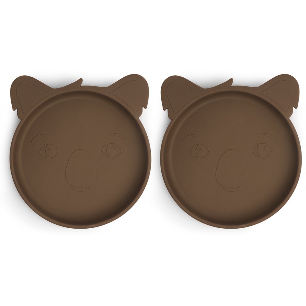 nuuroo Akila silikone tallerken - 2 stk. Tallerken Acorn