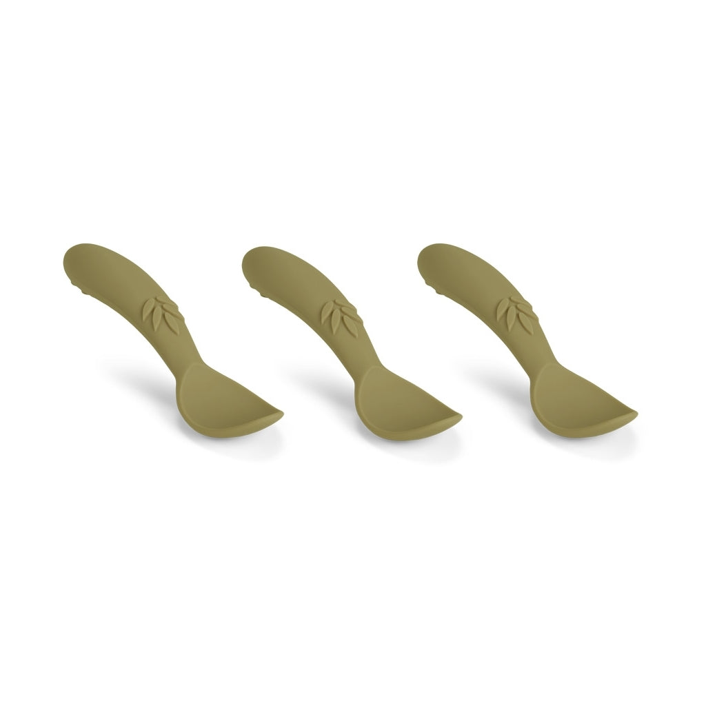 nuuroo Ella silikone skeer 3-pak Cutlery Olive green