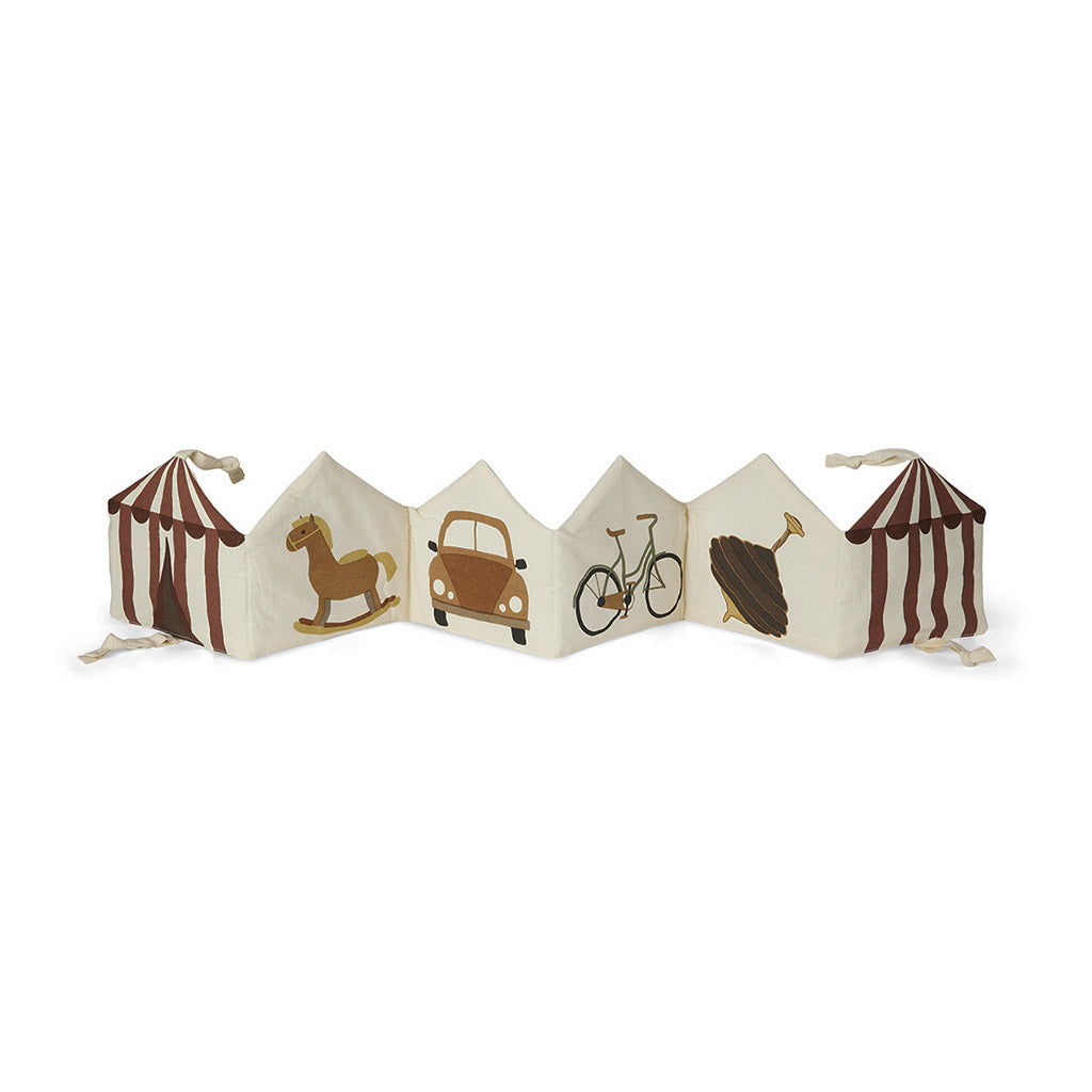nuuroo Kit vendbar stofbog Stofbog Creme - Circus