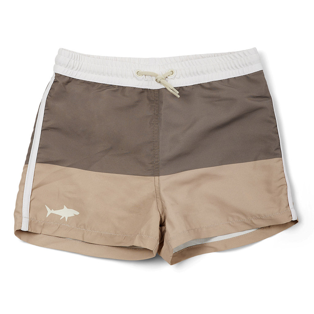 nuuroo Milo badeshorts Badetøj Ligth brown / Warm green
