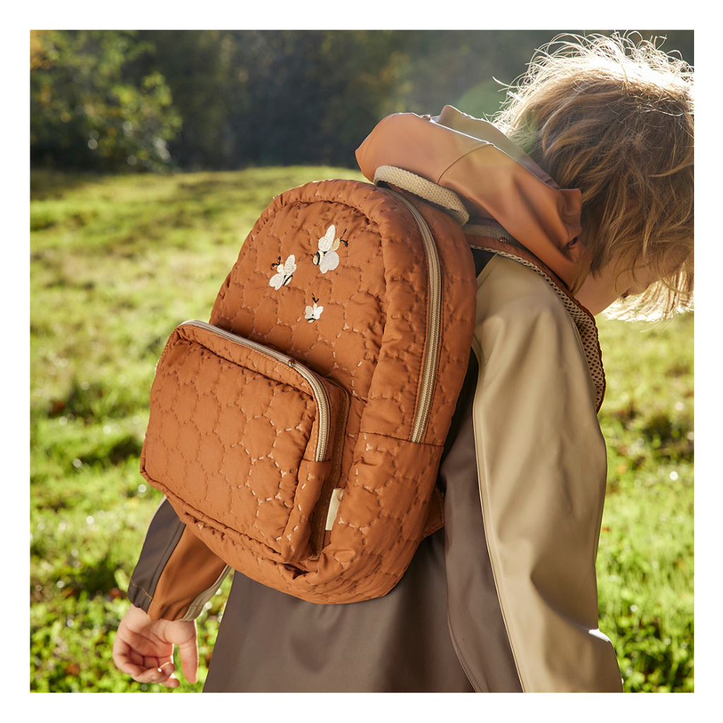 nuuroo Nikki quiltet taske Tasker Caramel Café