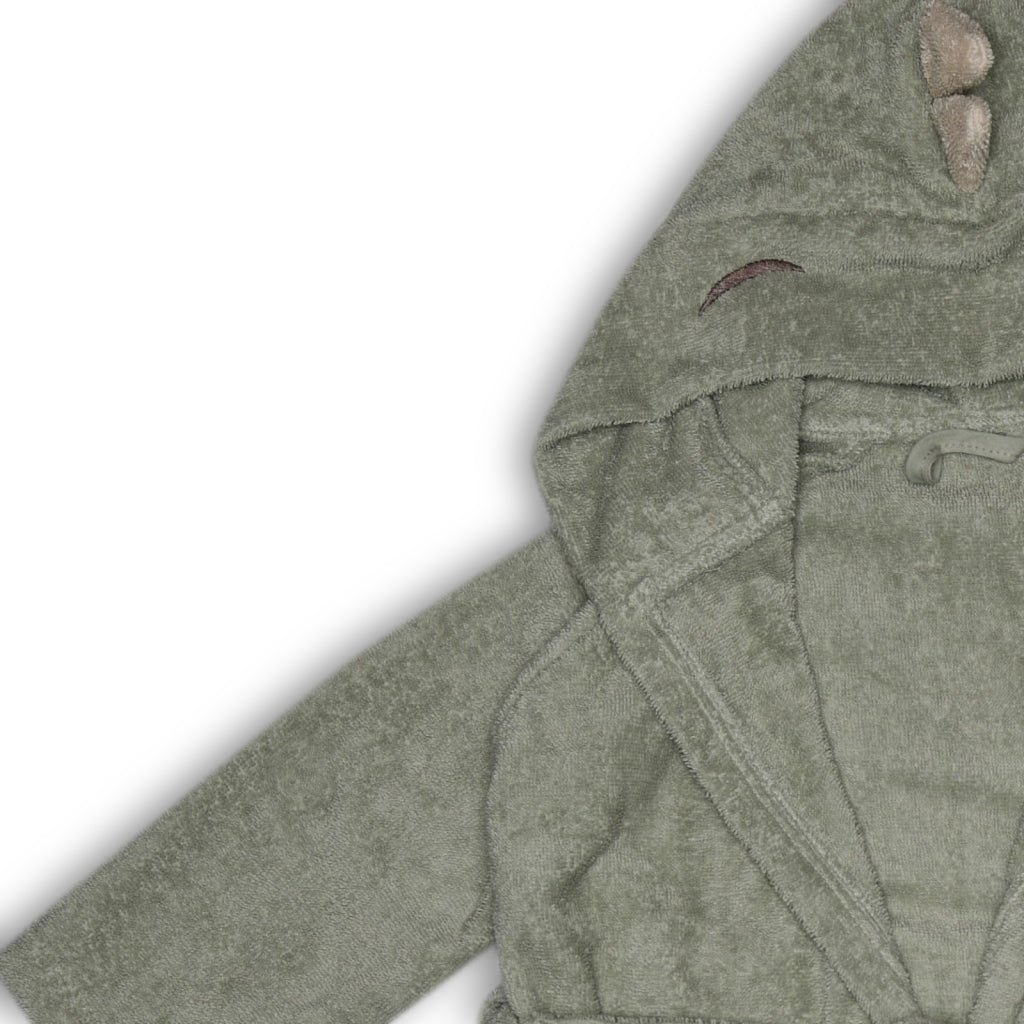 nuuroo Achaia terry bathrobe Badekåbe Light green Dino
