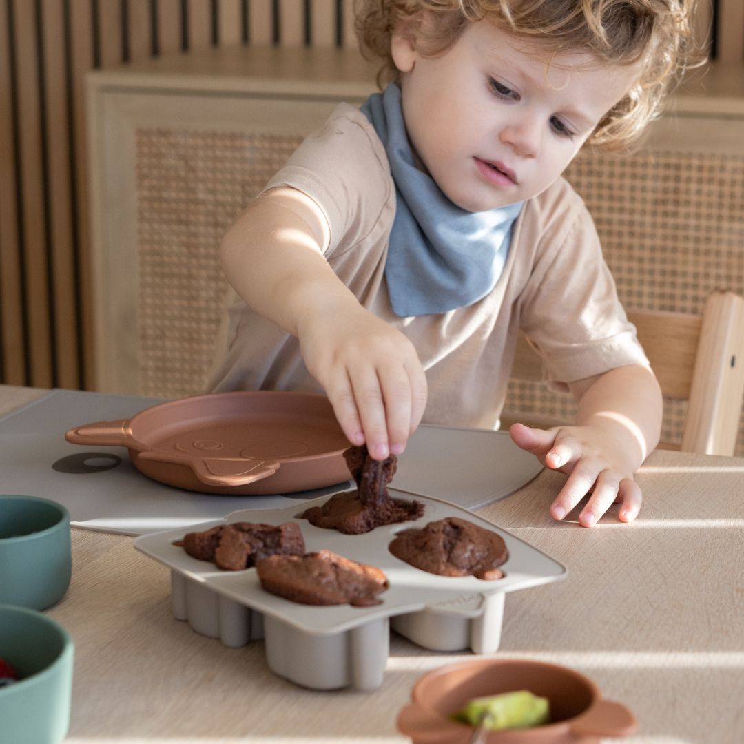 nuuroo Anan silikone bageform - 2 stk.  Cobblestone