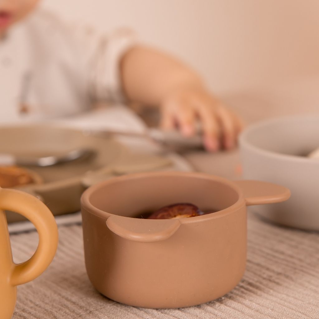 nuuroo Benni silikone servise sæt 3 pak Spisesæt Chocolate malt