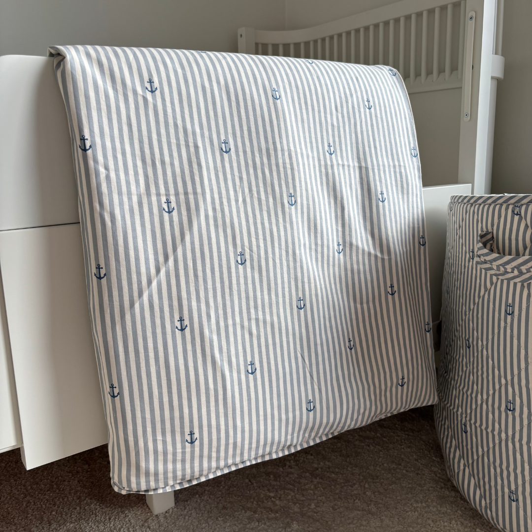 nuuroo Bera baby sengetøj Lagen Stripe anchor