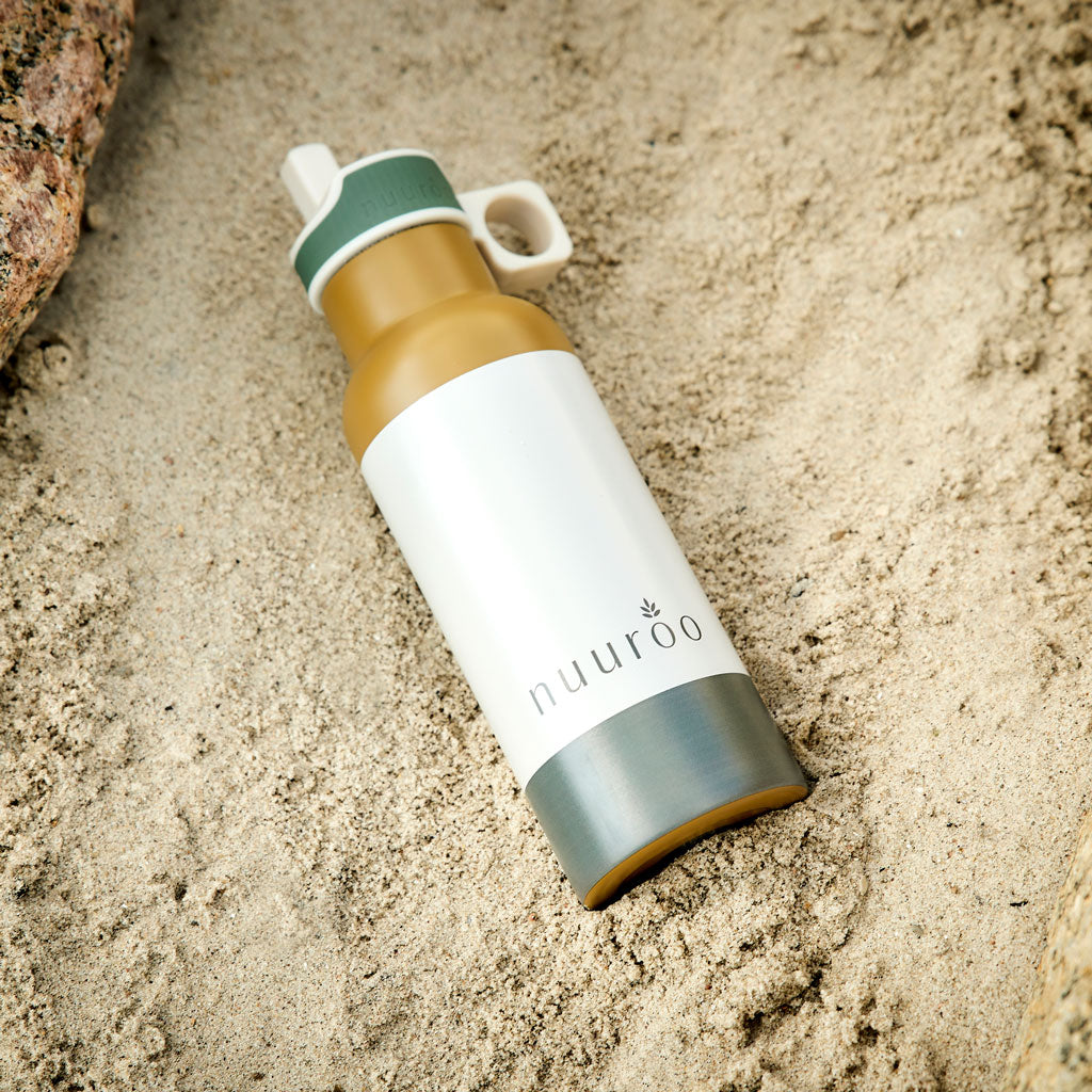 nuuroo Conrad vandflaske - 500ml Drikkeflaske Green mix