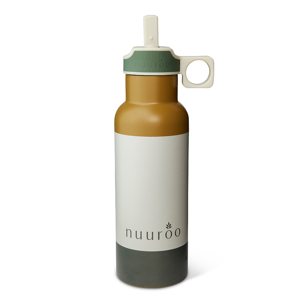 nuuroo Conrad vandflaske - 500ml Drikkeflaske Green mix