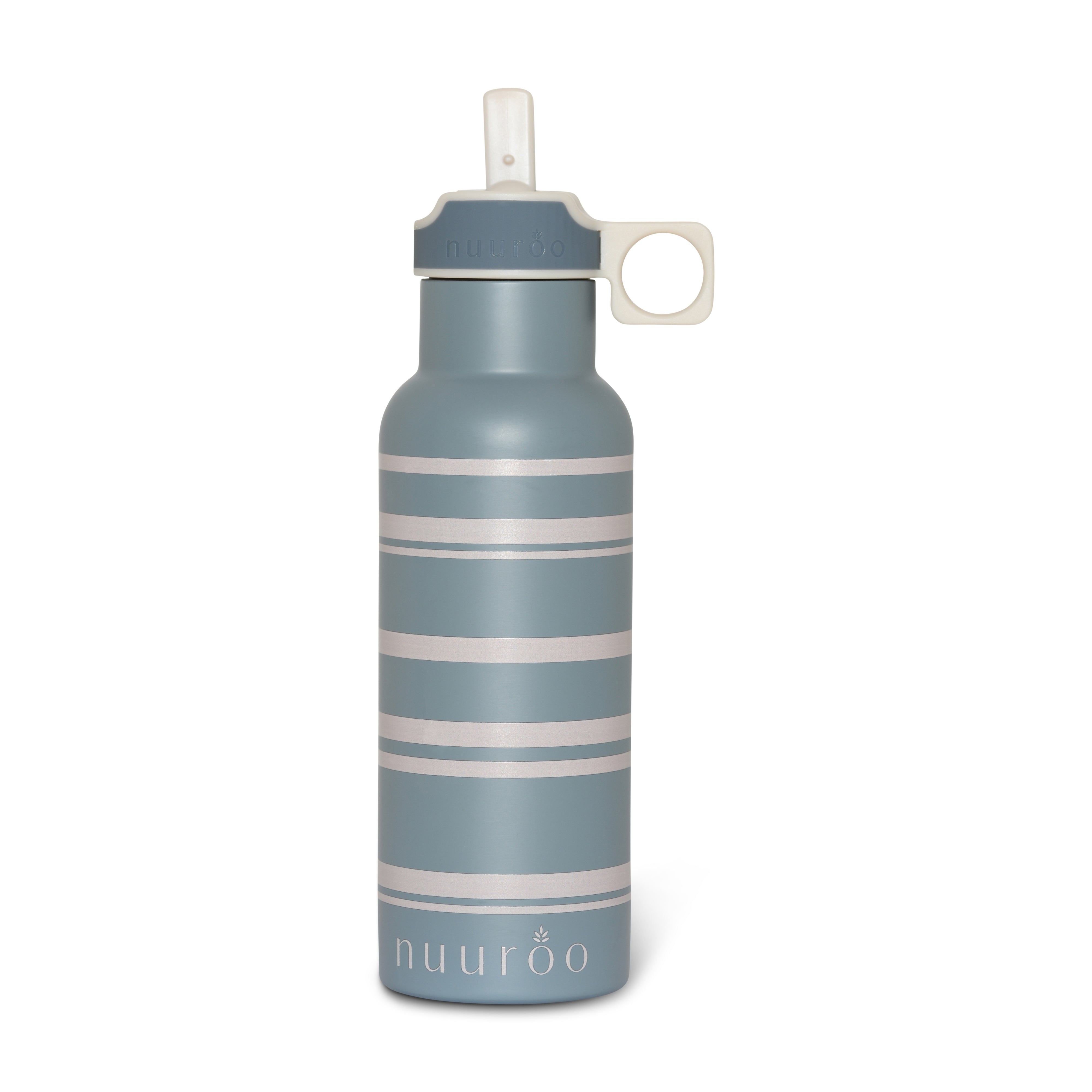 nuuroo Conrad vandflaske - 500 ml Drikkeflaske Blue stripe