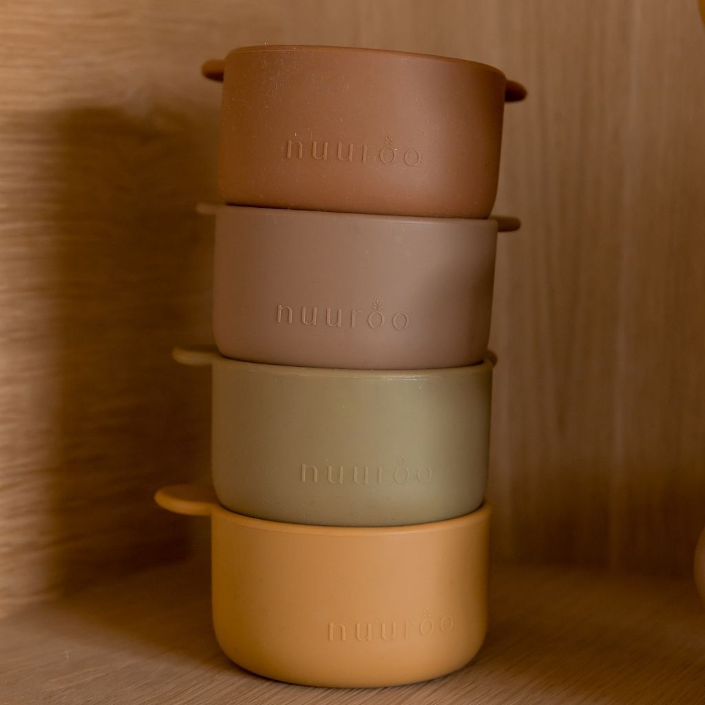 nuuroo Dian silikone servise sæt 3 pak Spisesæt Chocolate malt