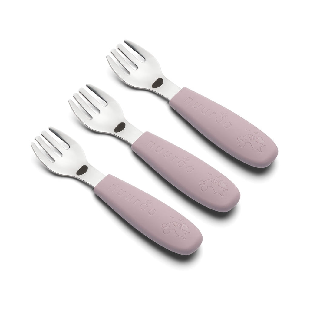 nuuroo Felix gafler 3-pak Cutlery Woodrose