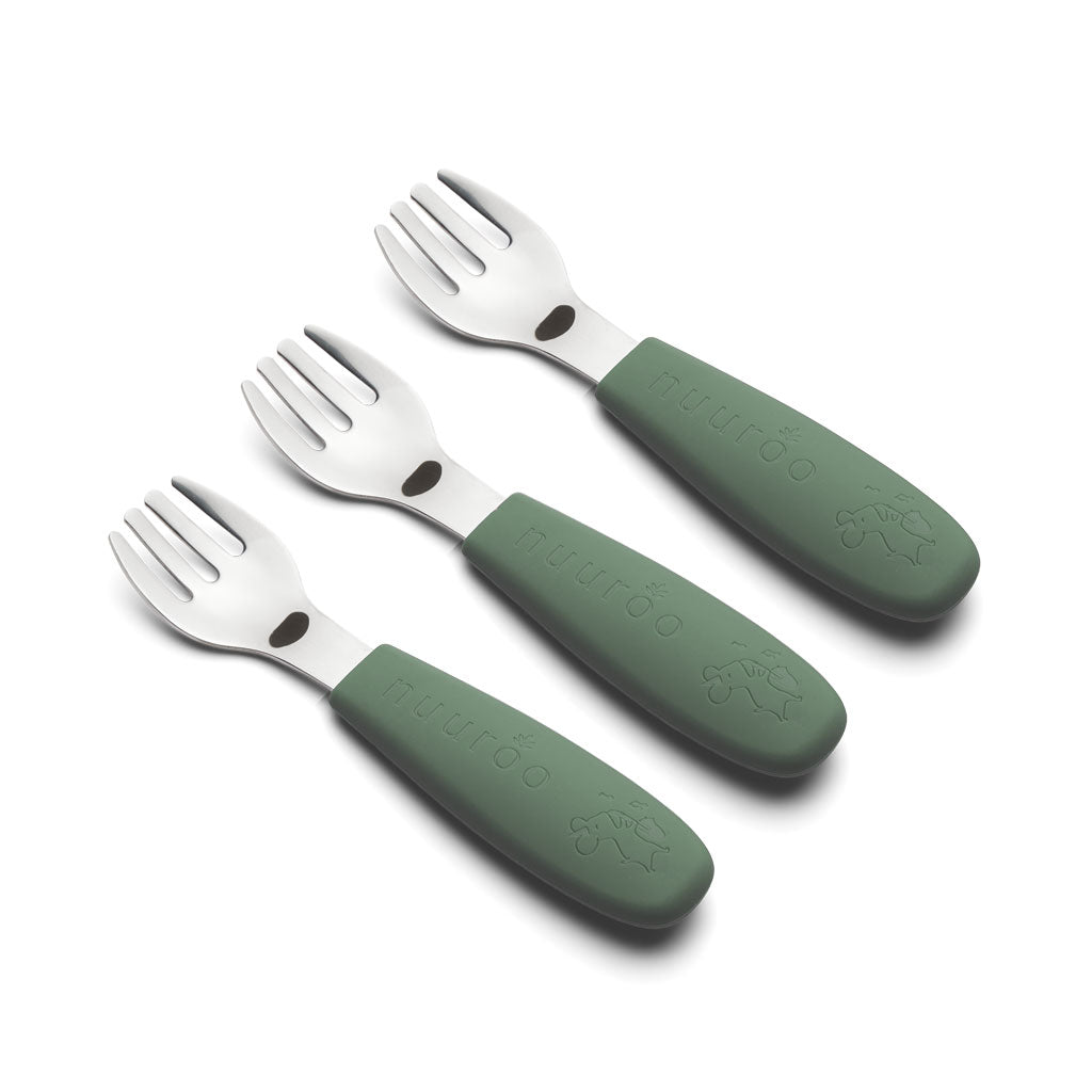 nuuroo Felix gafler 3-pak Cutlery Dusty green