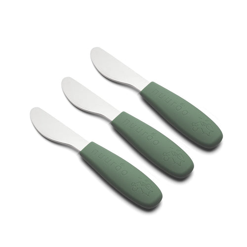 nuuroo Harper knive - 3 pak Cutlery Dusty green