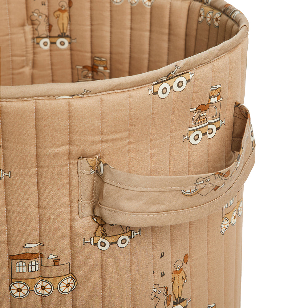 nuuroo Hunter kviltet opbevaringskurv - medium Storage bag Carnival train