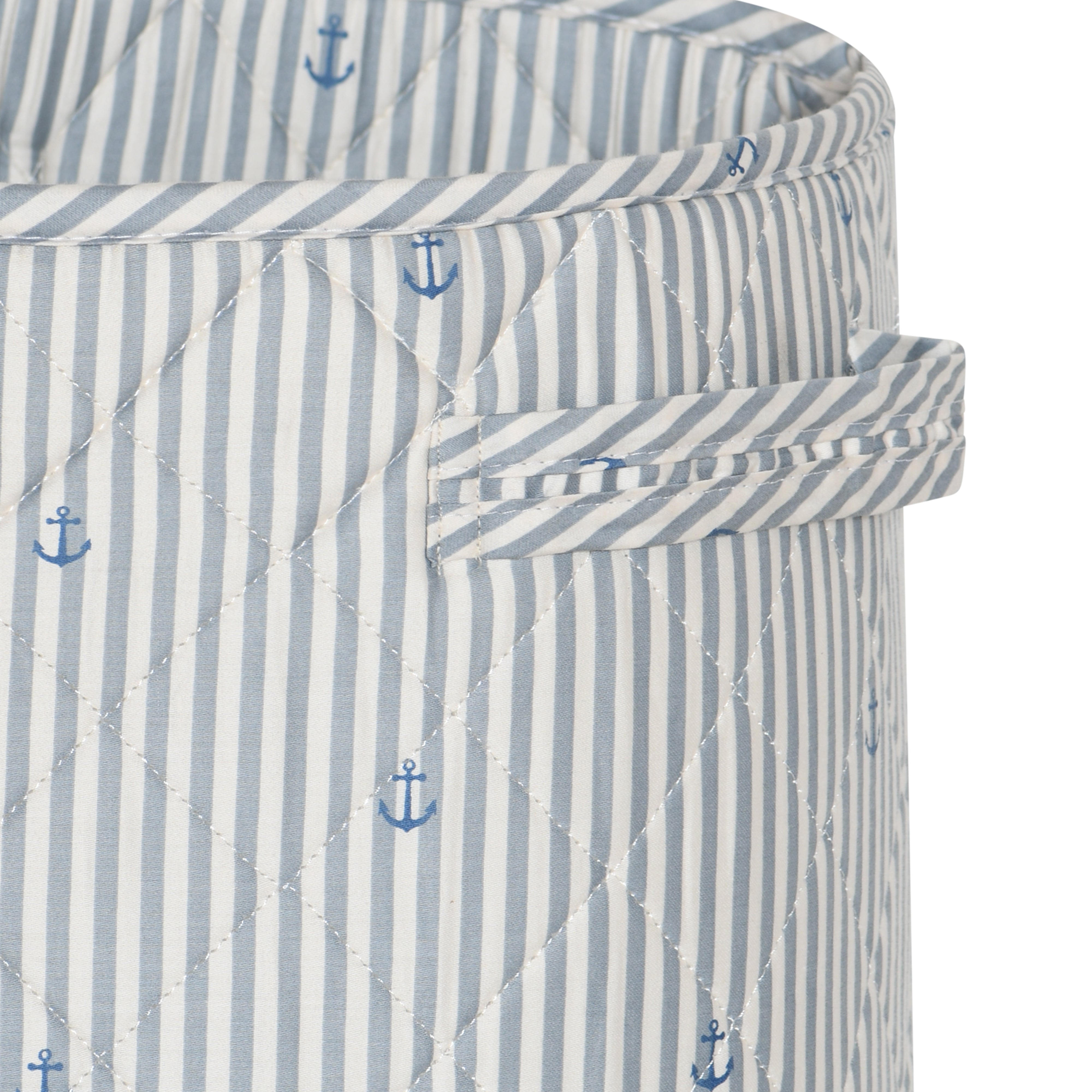 nuuroo Hunter quilted opbevaringskurv - medium Storage bag Stripe anchor