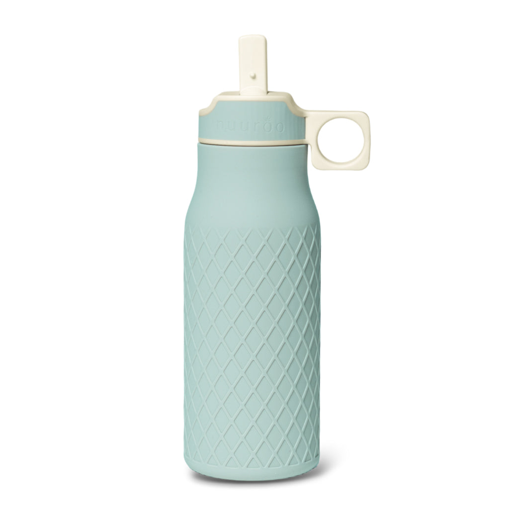 nuuroo Isa silikone drikkedunk - 400 ml Drinking bottle Desert sage