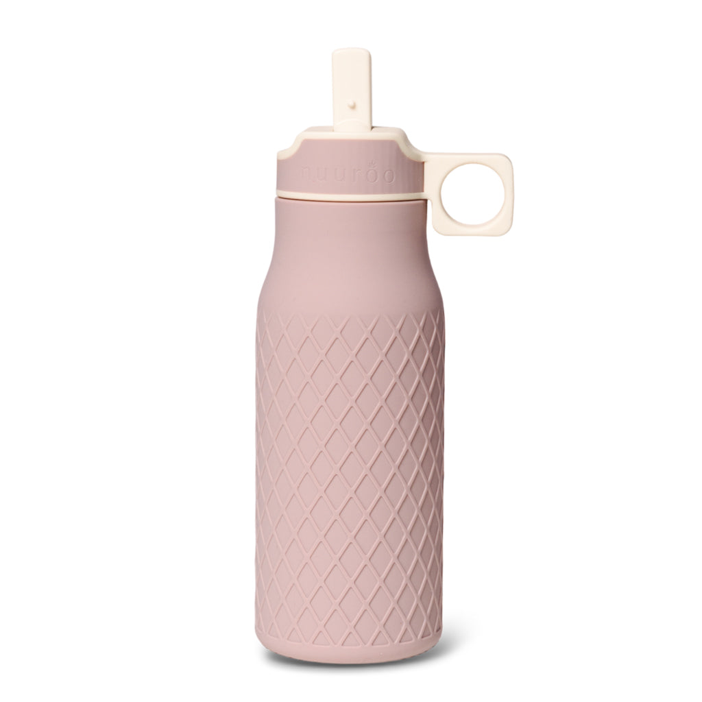 nuuroo Isa silikone drikkedunk - 400 ml Drinking bottle Woodrose