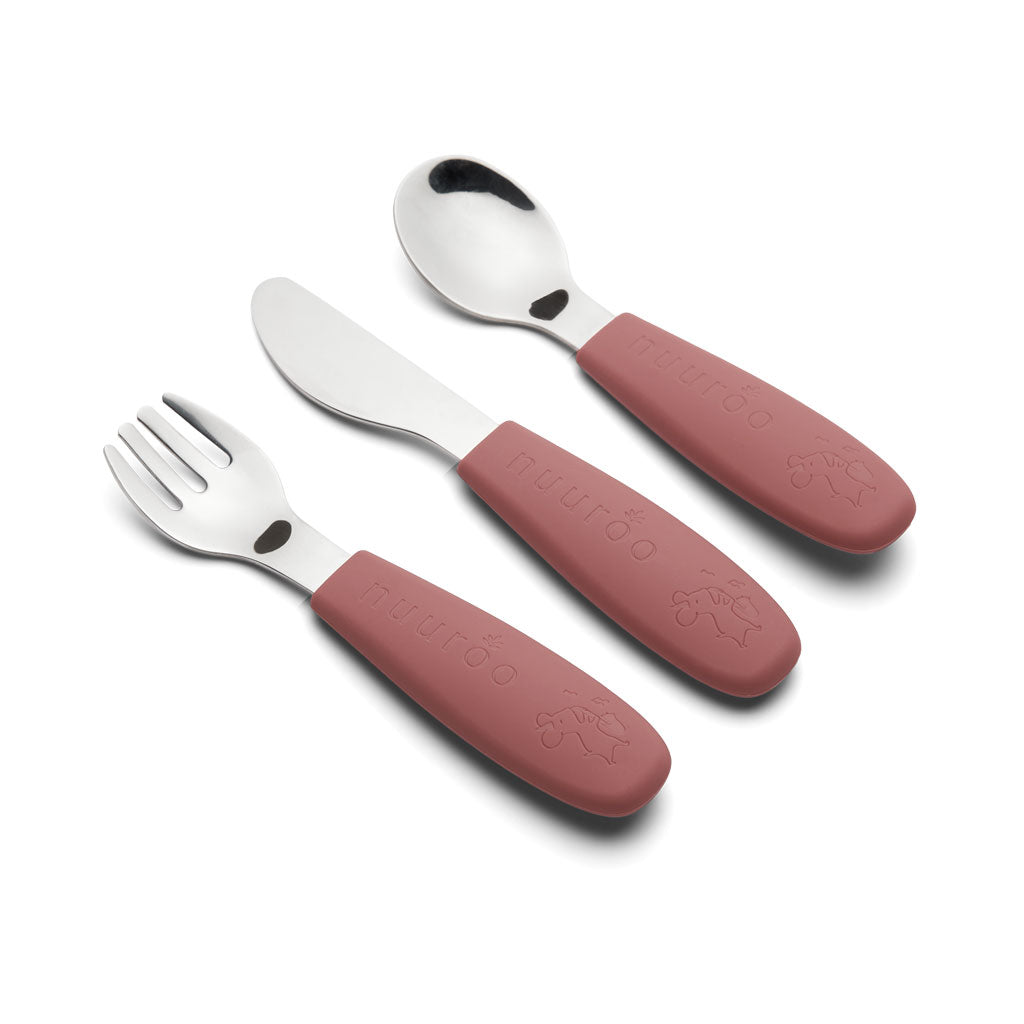 nuuroo Jana bestiksæt 3-pak Cutlery Mahogany