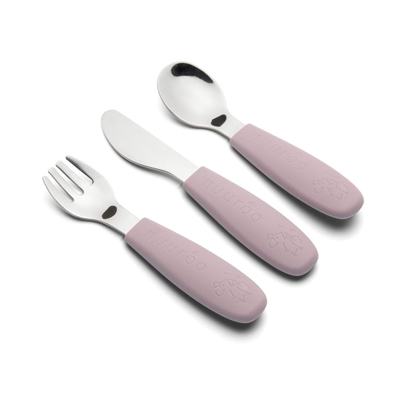 nuuroo Jana bestiksæt 3-pak Cutlery Woodrose